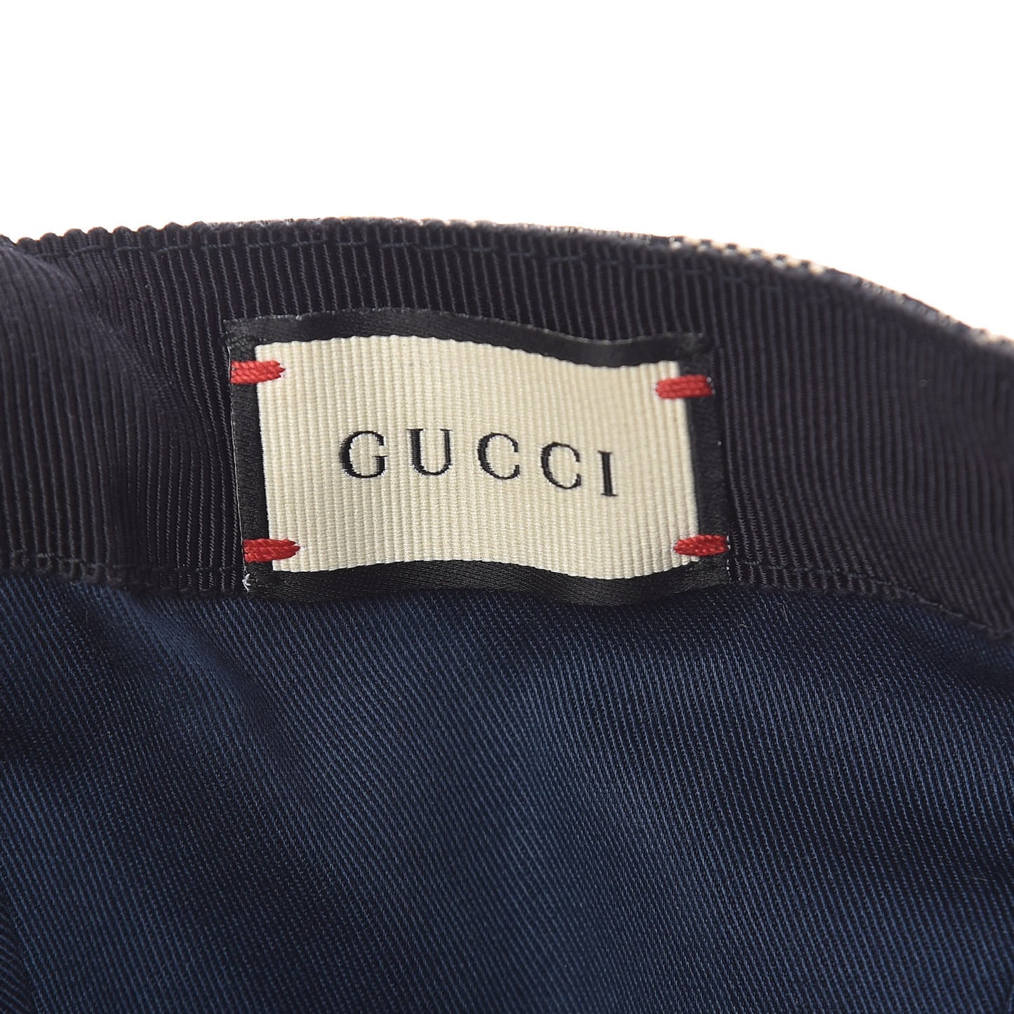 Monogram Web Baseball Hat XL Beige Blue
