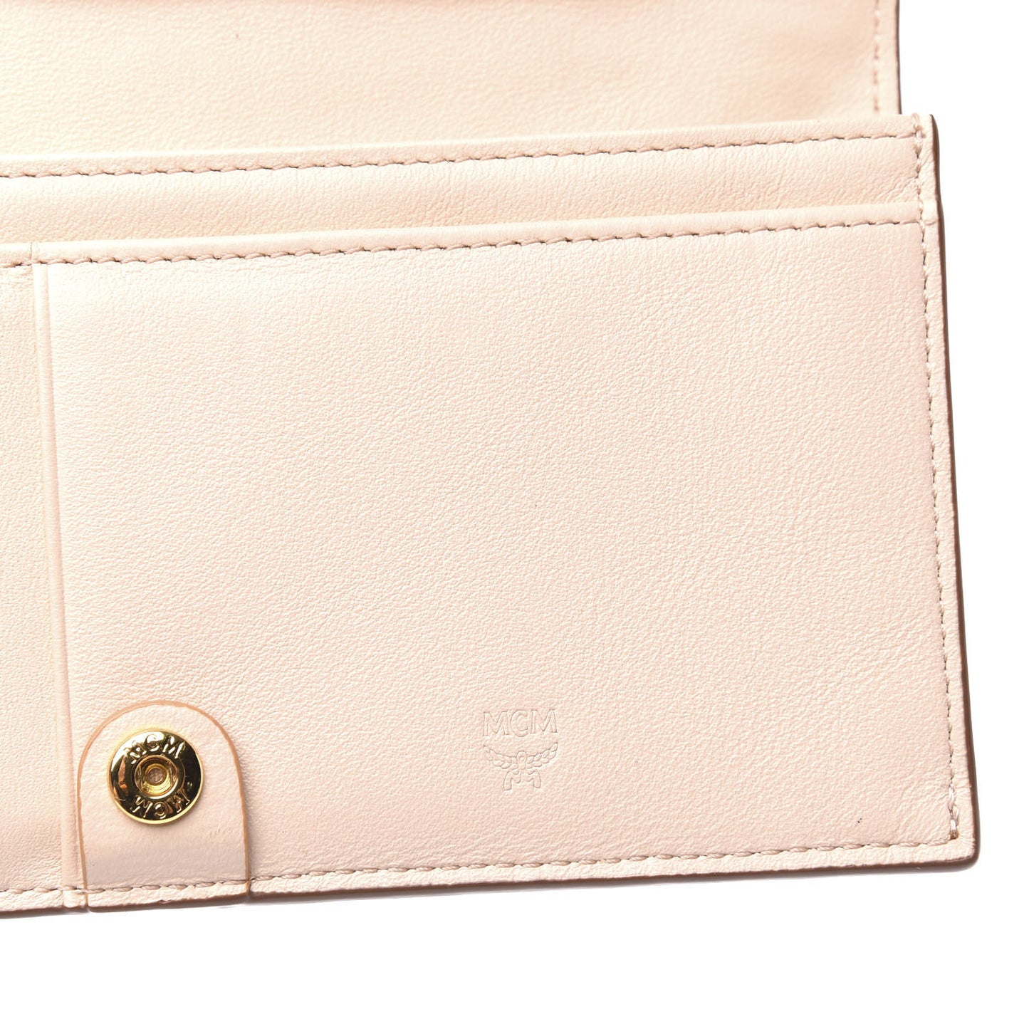 Calfskin Ottomar Large Klara Two Fold Wallet Cognac