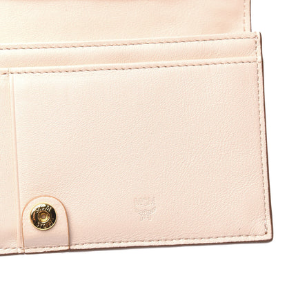 MCM Calfskin Ottomar Large Klara Two Fold Wallet Cognac 7 of 8