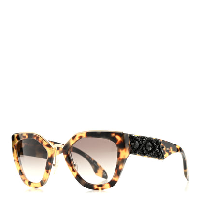 Prada Acetate Bead Sunglasses SPR 10T Tortoise 1 of 9