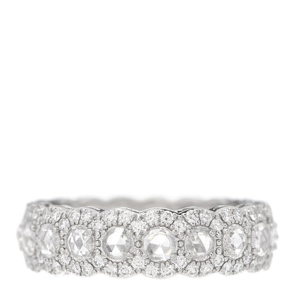 Tiffany Platinum Diamond 1.76ctw Cobblestone Ring 56 7.5 3 of 4