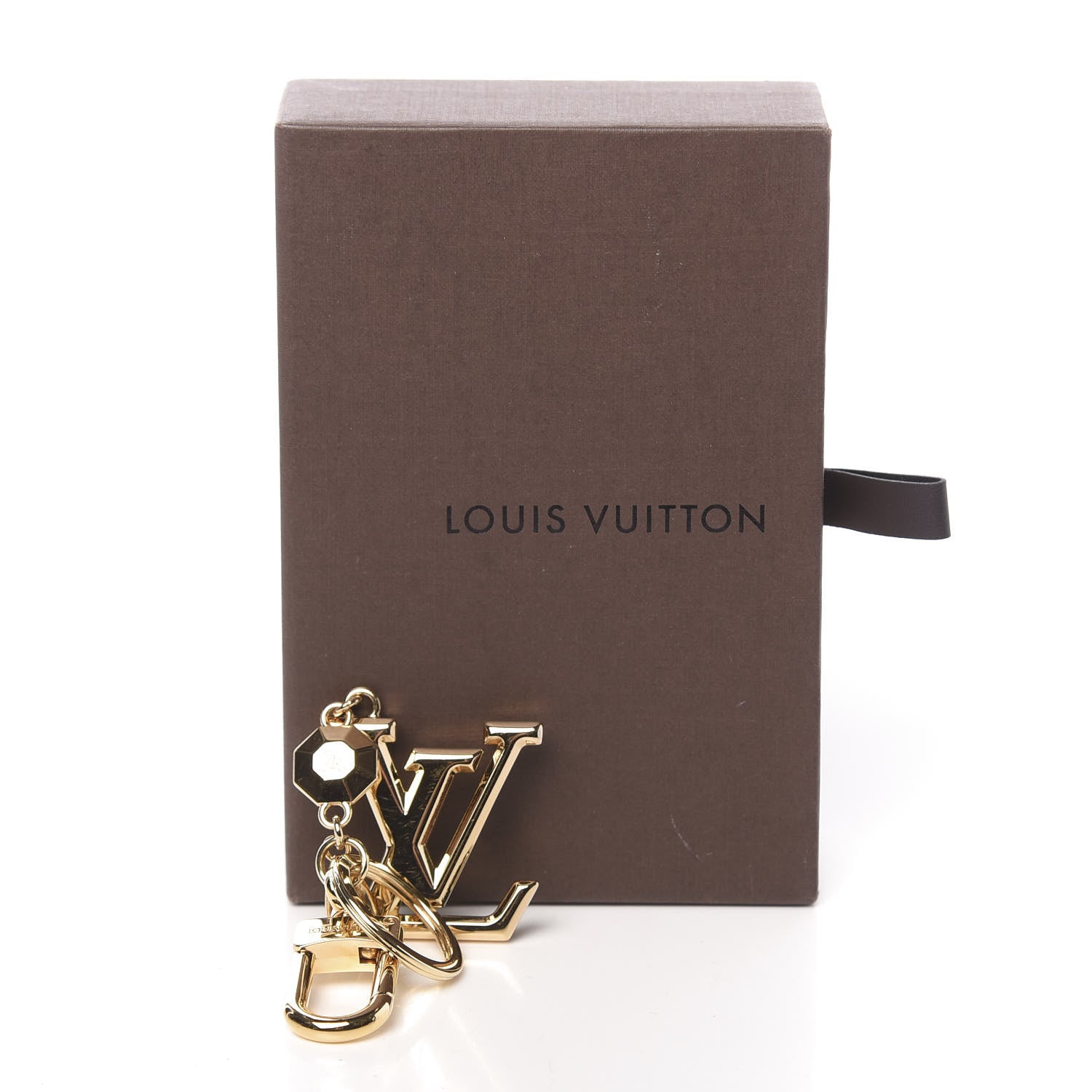 Louis Vuitton LV Facettes Bag Charm Key Holder Gold 3 of 3