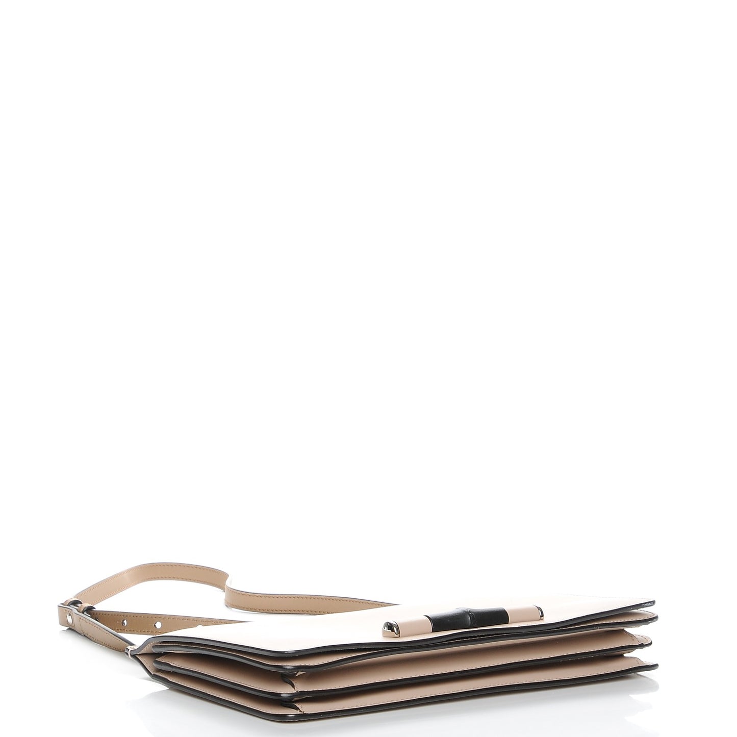 Calfskin Lady Bamboo Shoulder Bag Pink