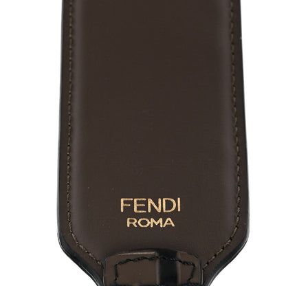 Fendi Vitello Century Bi-Color FF 1974 Embossed Strap You Maya Black 4 of 5