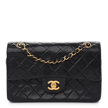 Chanel Lambskin Quilted Small Double Flap Black 1 of 8