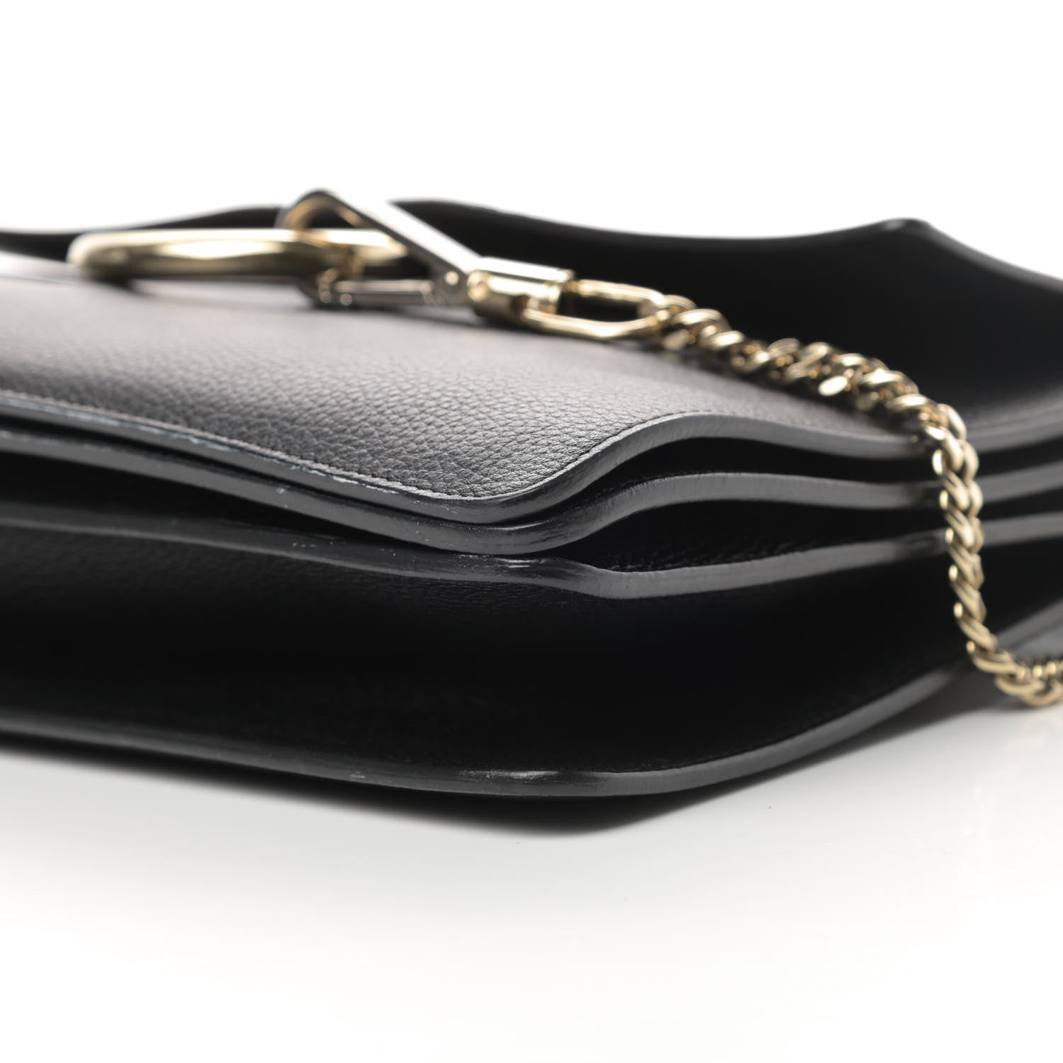Chloe Calfskin Medium Faye Shoulder Bag Black 10 of 19