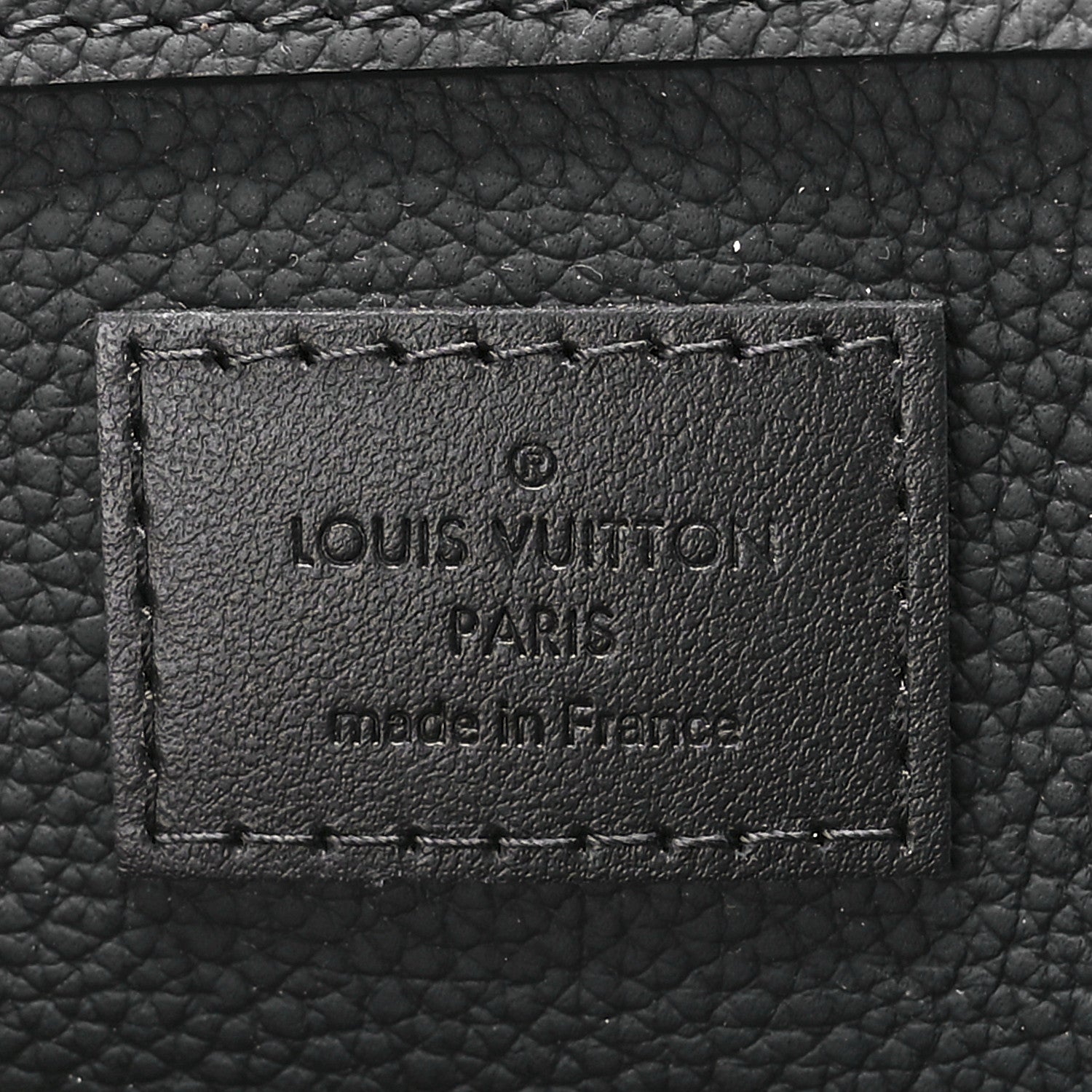 Louis Vuitton Grained Calfskin Aerogram Takeoff Sling Black 7 of 13