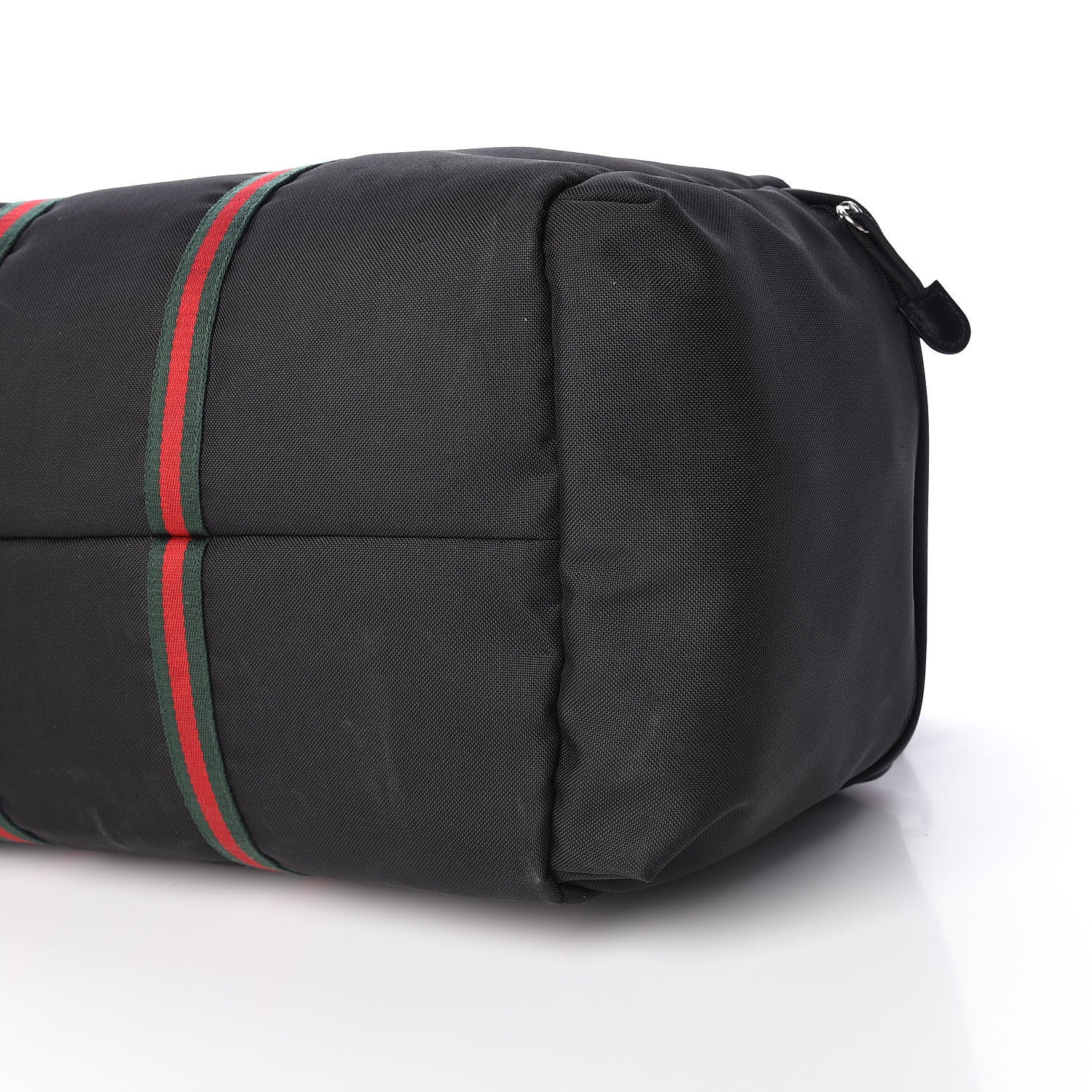 Gucci Technical Canvas Web Duffle Bag Black 9 of 11