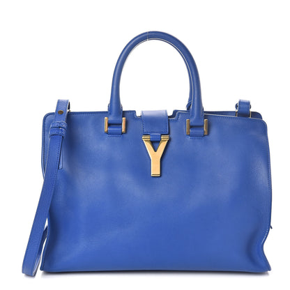 Saint Laurent Calfskin Small Classic Y Cabas Royal Blue 1 of 10