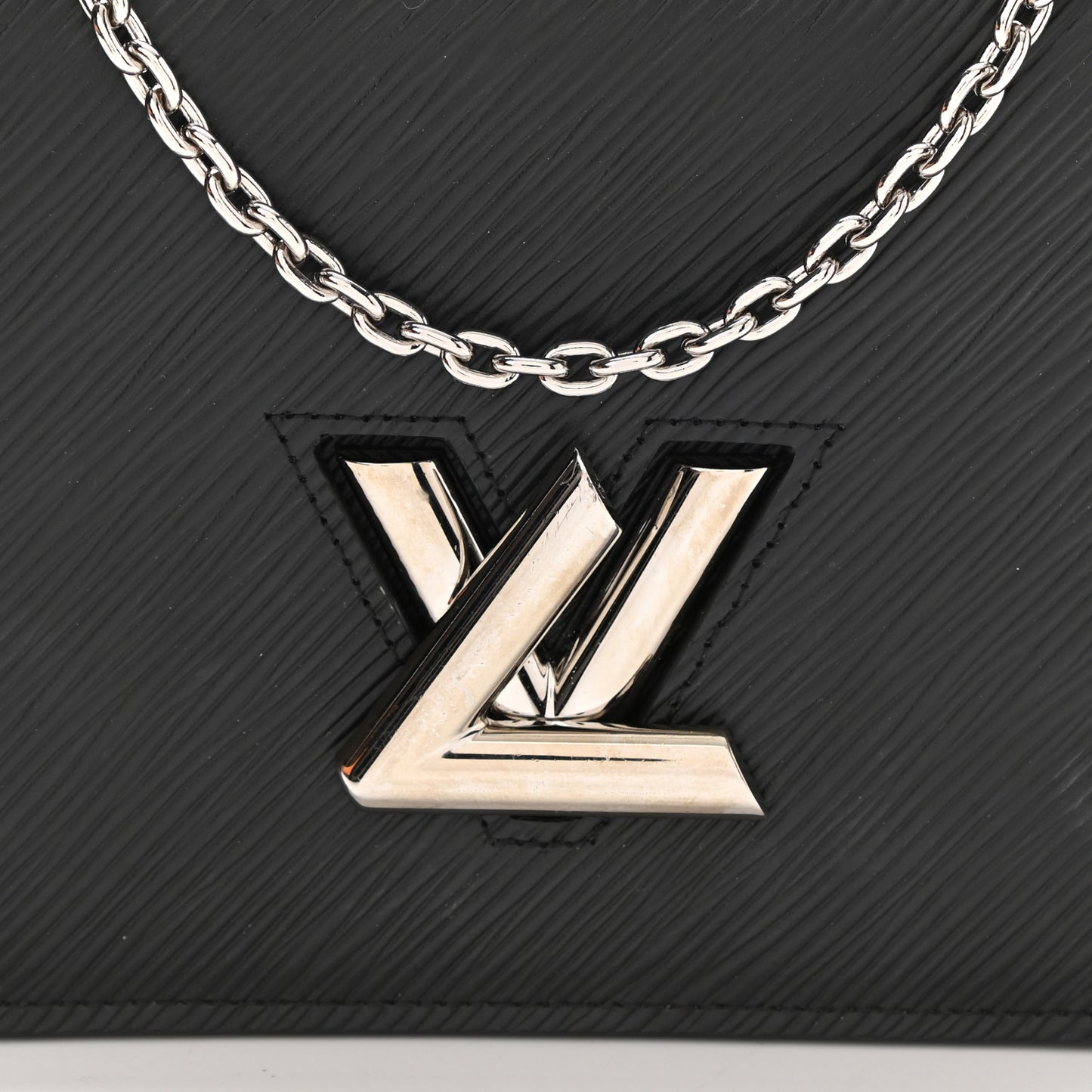 Epi Twist Belt Chain Wallet Black