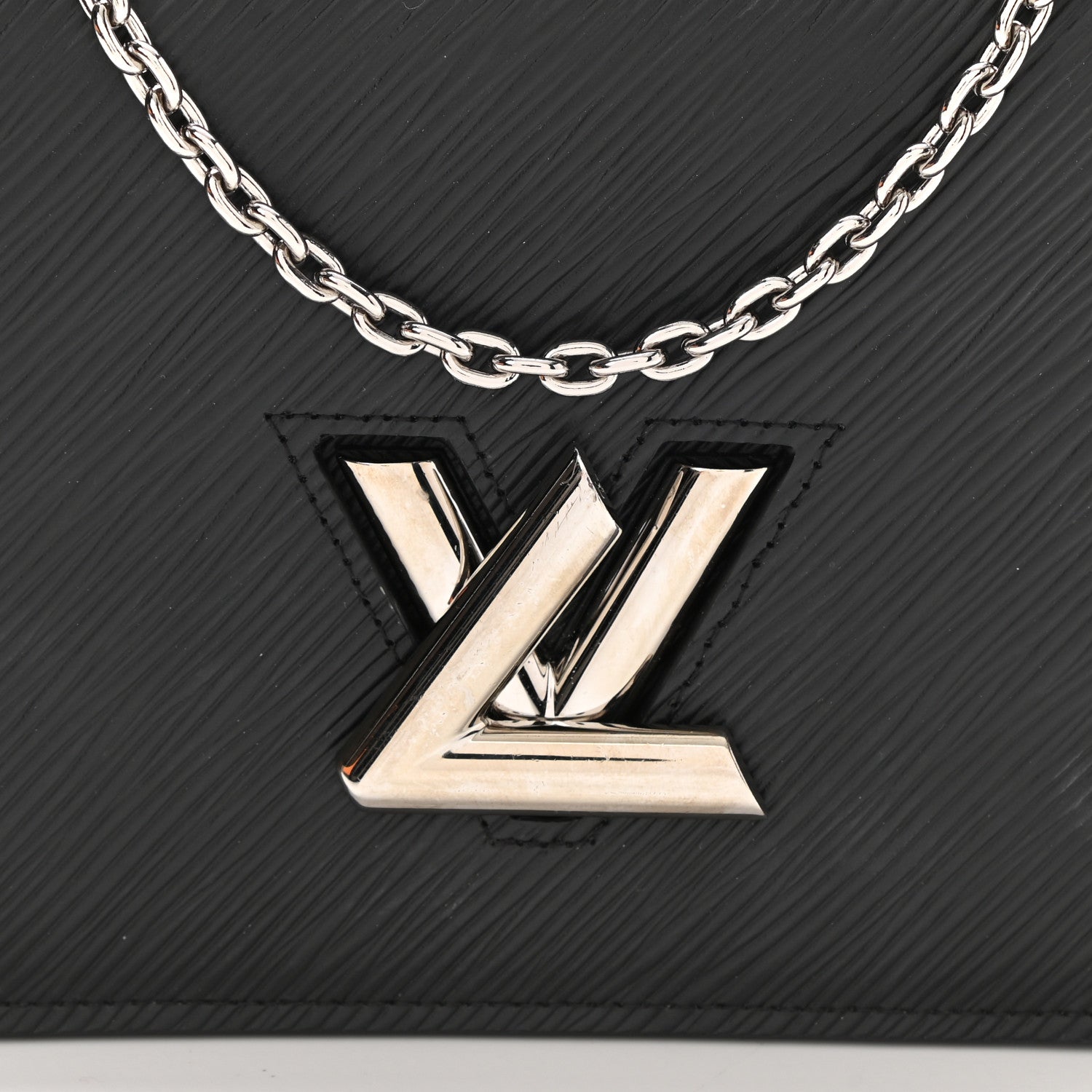 Louis Vuitton Epi Twist Belt Chain Wallet Black 7 of 12