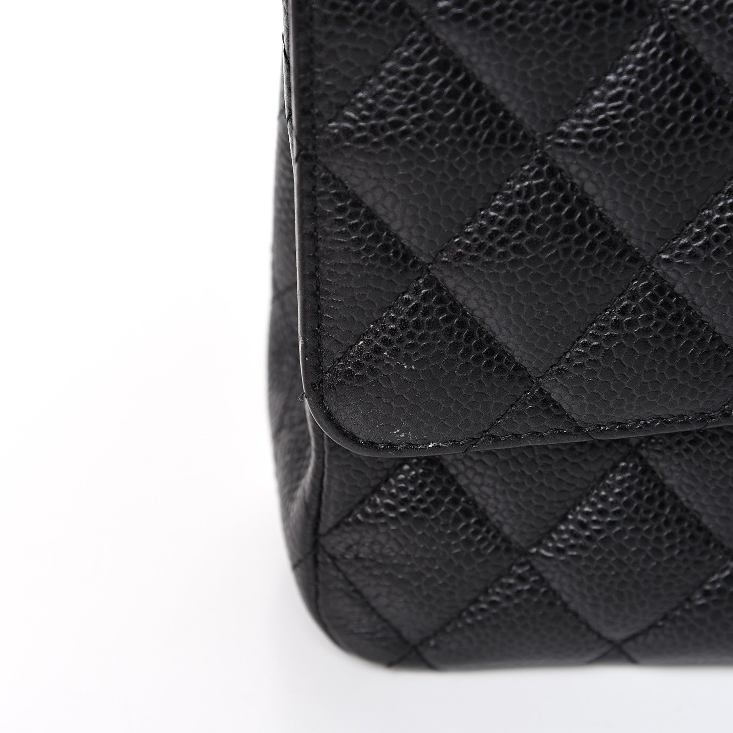 Chanel Caviar Quilted Medium Double Flap Black 14 of 16