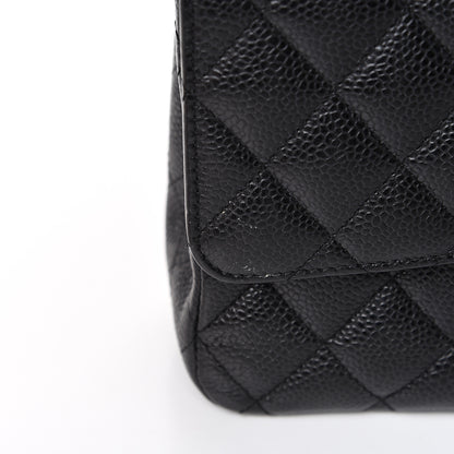 Chanel Caviar Quilted Medium Double Flap Black 14 of 16