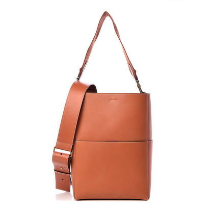 Celine Natural Calfskin Sangle Bucket Bag Terracotta 1 of 10