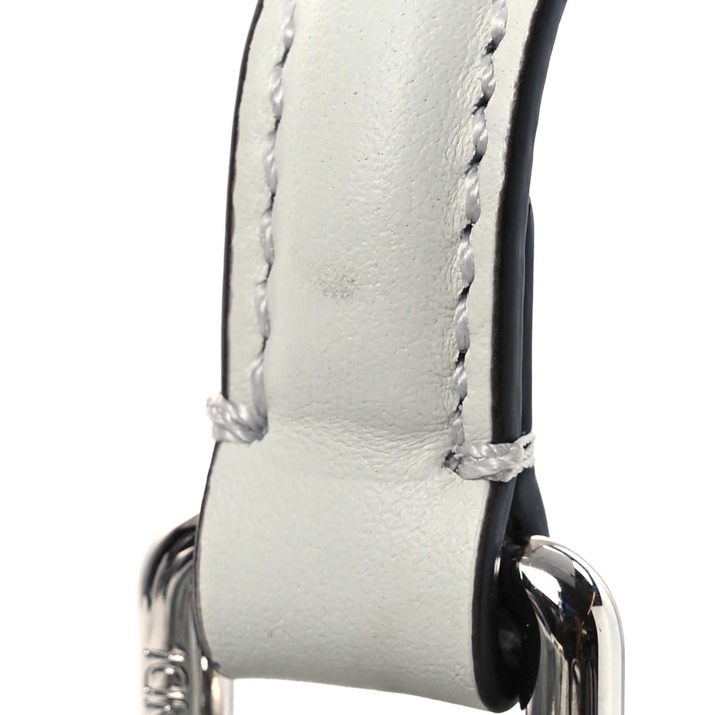 X MARC JACOBS Bleached Denim Small Peekaboo I SEE U Satchel Off White