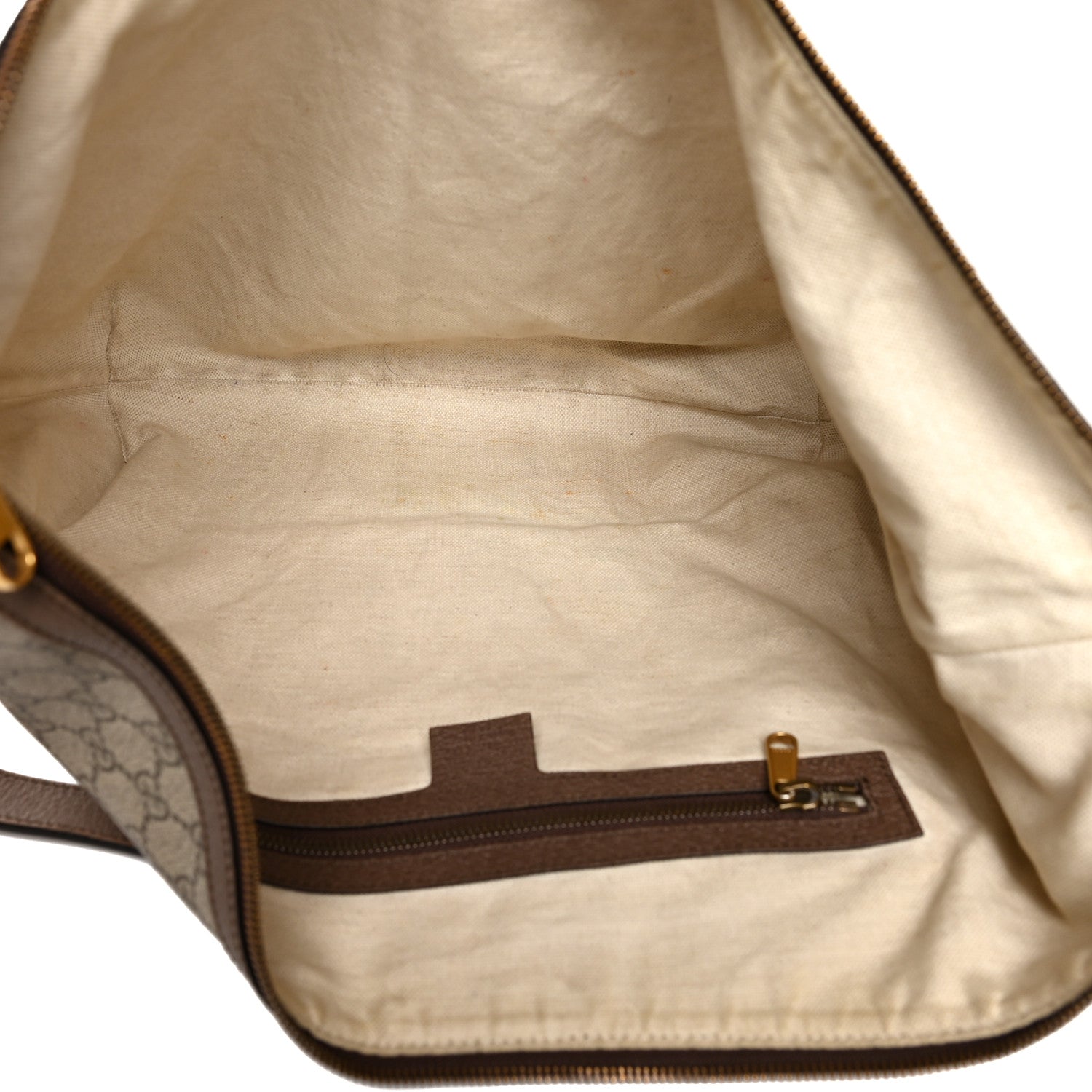 Gucci GG Supreme Monogram Web Ophidia Half Moon Hobo Brown 5 of 10