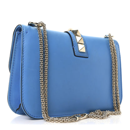 Valentino Garavani Vitello Medium Glam Lock Rockstud Flap Parrot 3 of 9