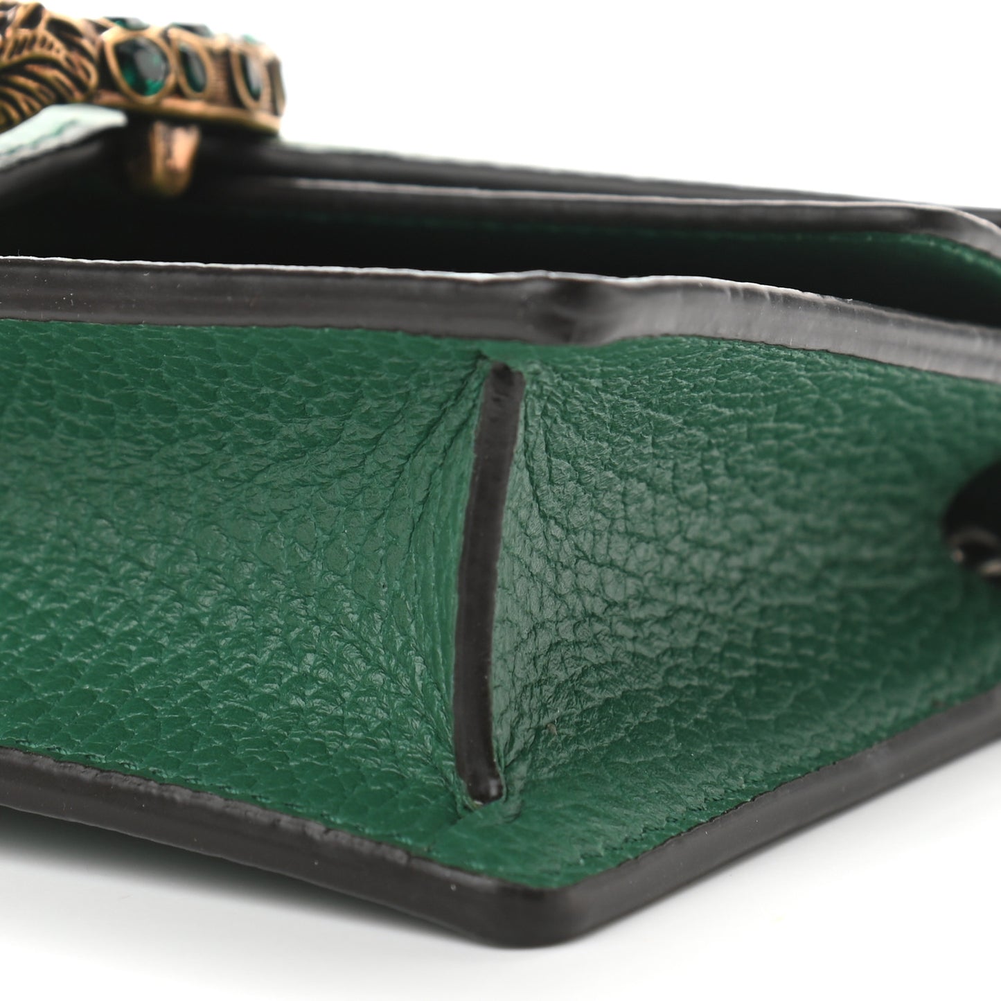 Calfskin Super Mini Dionysus Shoulder Bag Emerald