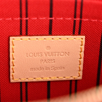 Louis Vuitton Monogram Neverfull MM GM Pochette Cherry 6 of 6