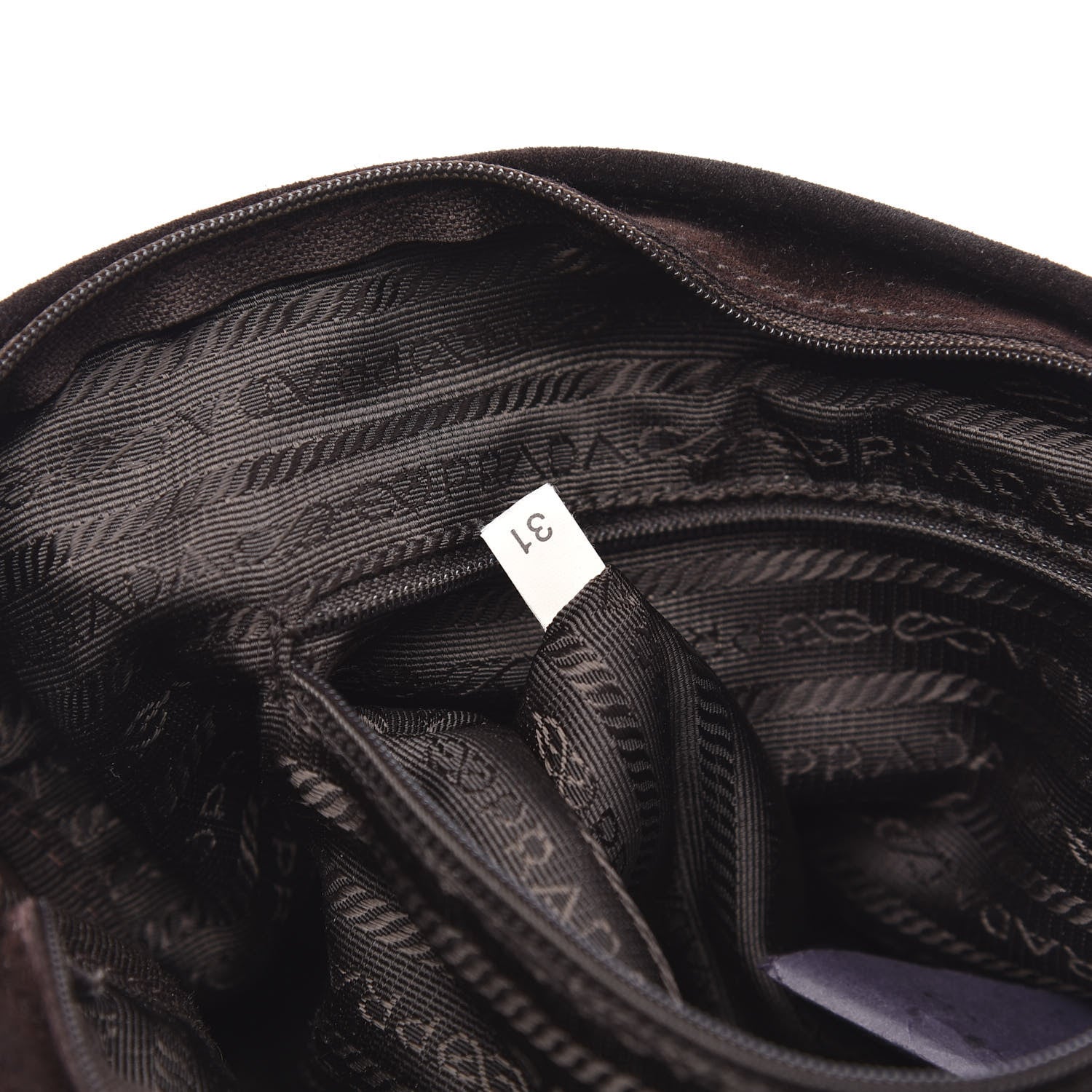 Prada Suede Camoscio Bow Bag Caffe 7 of 13