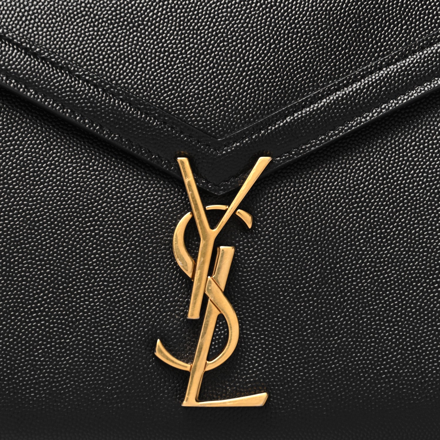 Saint Laurent Grain de Poudre Mini Classic Monogram Cassandra Top Handle Black 7 of 11