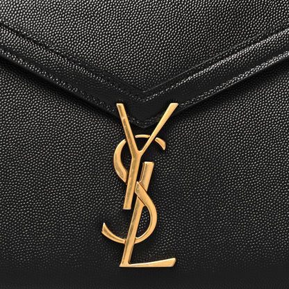 Saint Laurent Grain de Poudre Mini Classic Monogram Cassandra Top Handle Black 7 of 11