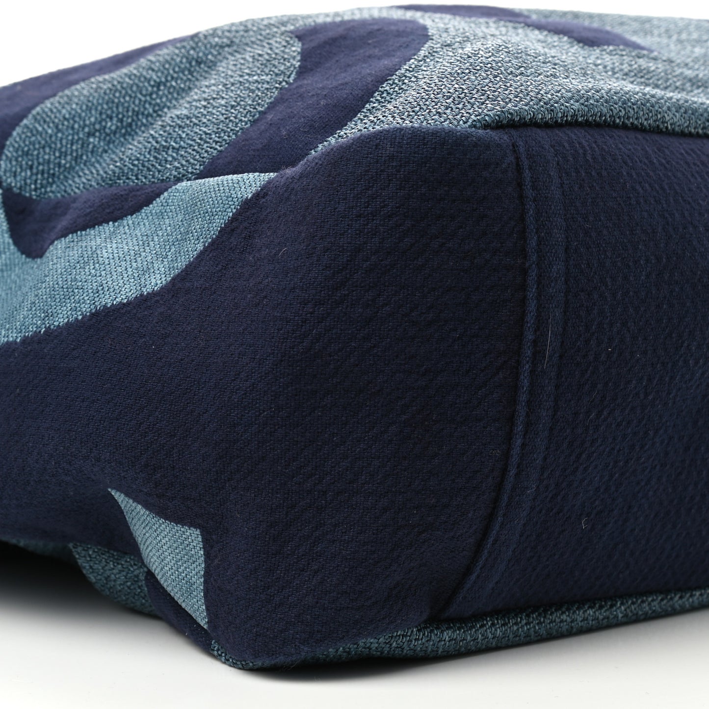 Canvas Large Shopping Tote Dark Blue