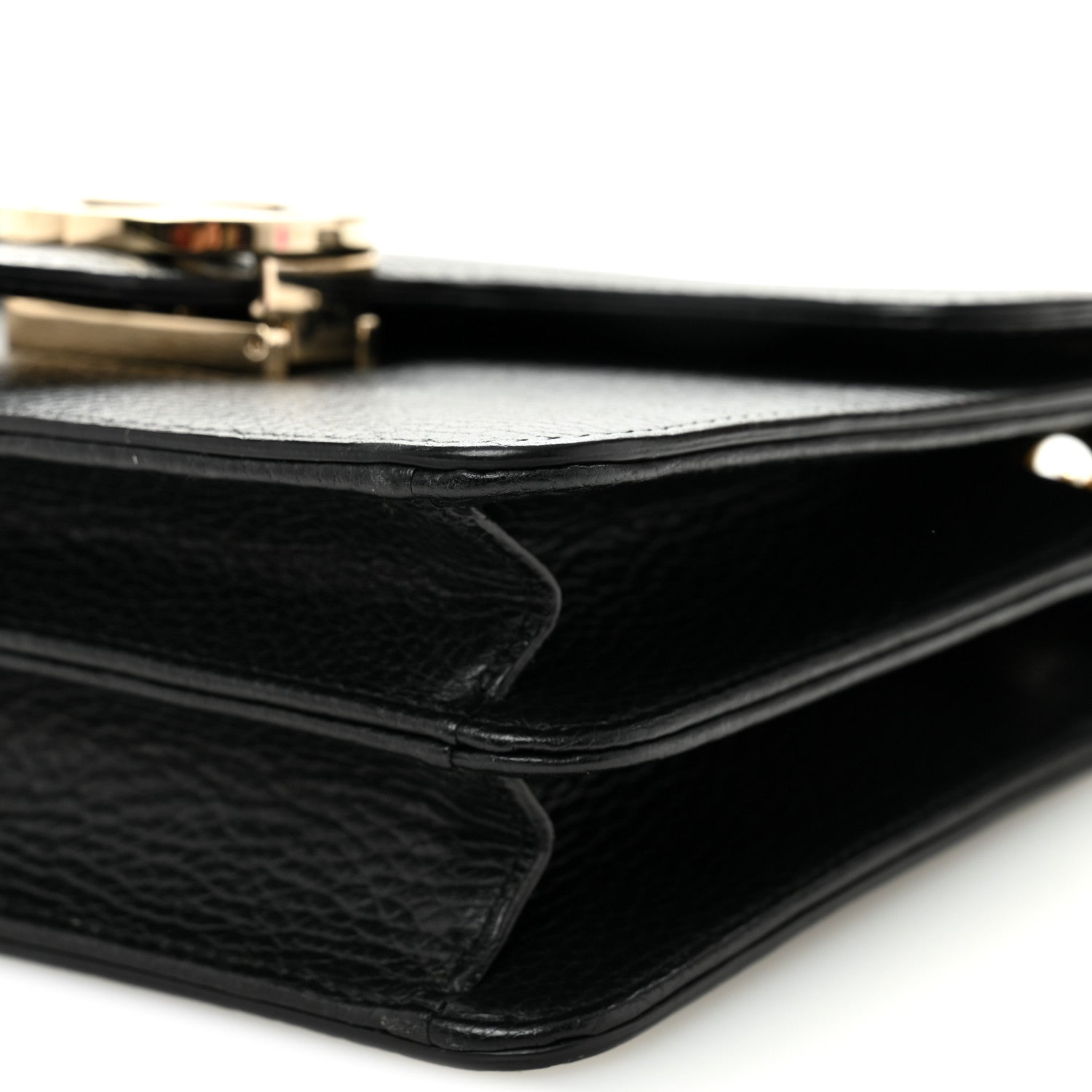 Gucci Dollar Calfskin Small Interlocking G Shoulder Bag Black 10 of 10
