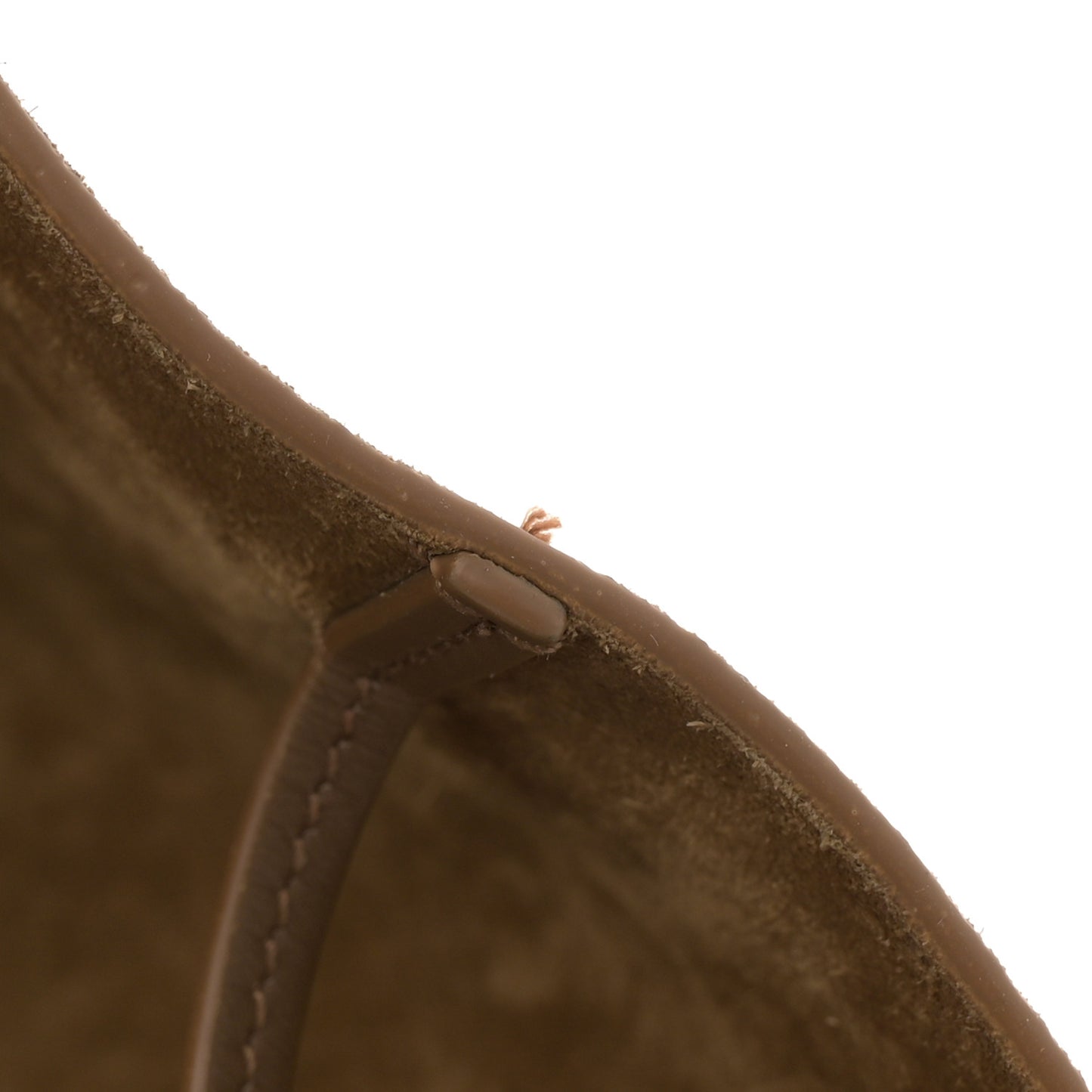 Suede Le 5 A 7 Bea Tote Caramel Cognac