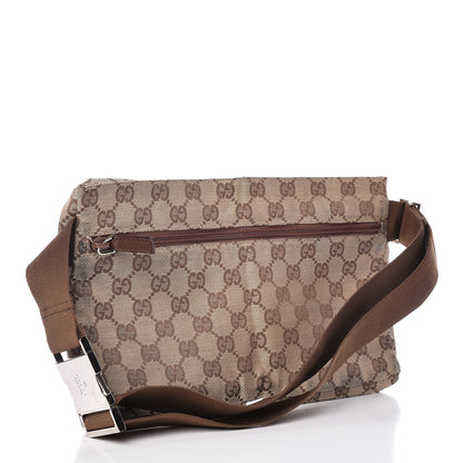 Gucci GG Monogram Double Pocket Belt Bag Brown 3 of 19