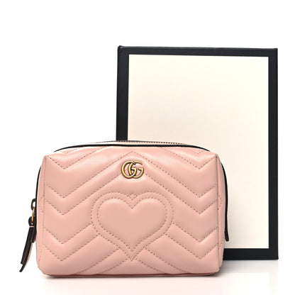 Gucci Calfskin Matelasse GG Marmont Cosmetic Case Perfect Pink 11 of 11