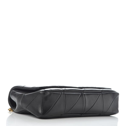 Saint Laurent Lambskin Patchwork Monogram Medium Jamie Black 4 of 14