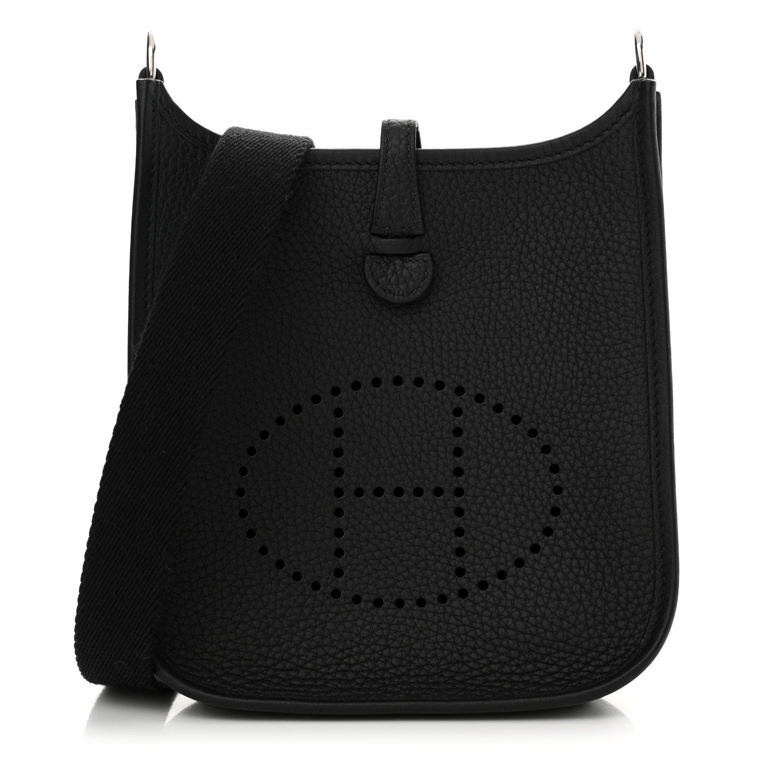 Hermes Taurillon Clemence Evelyne TPM Black 1 of 10