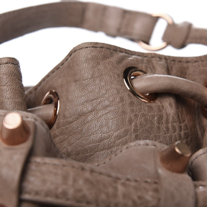 Alexander Wang Pebbled Lambskin Diego Bucket Bag Latte 15 of 16