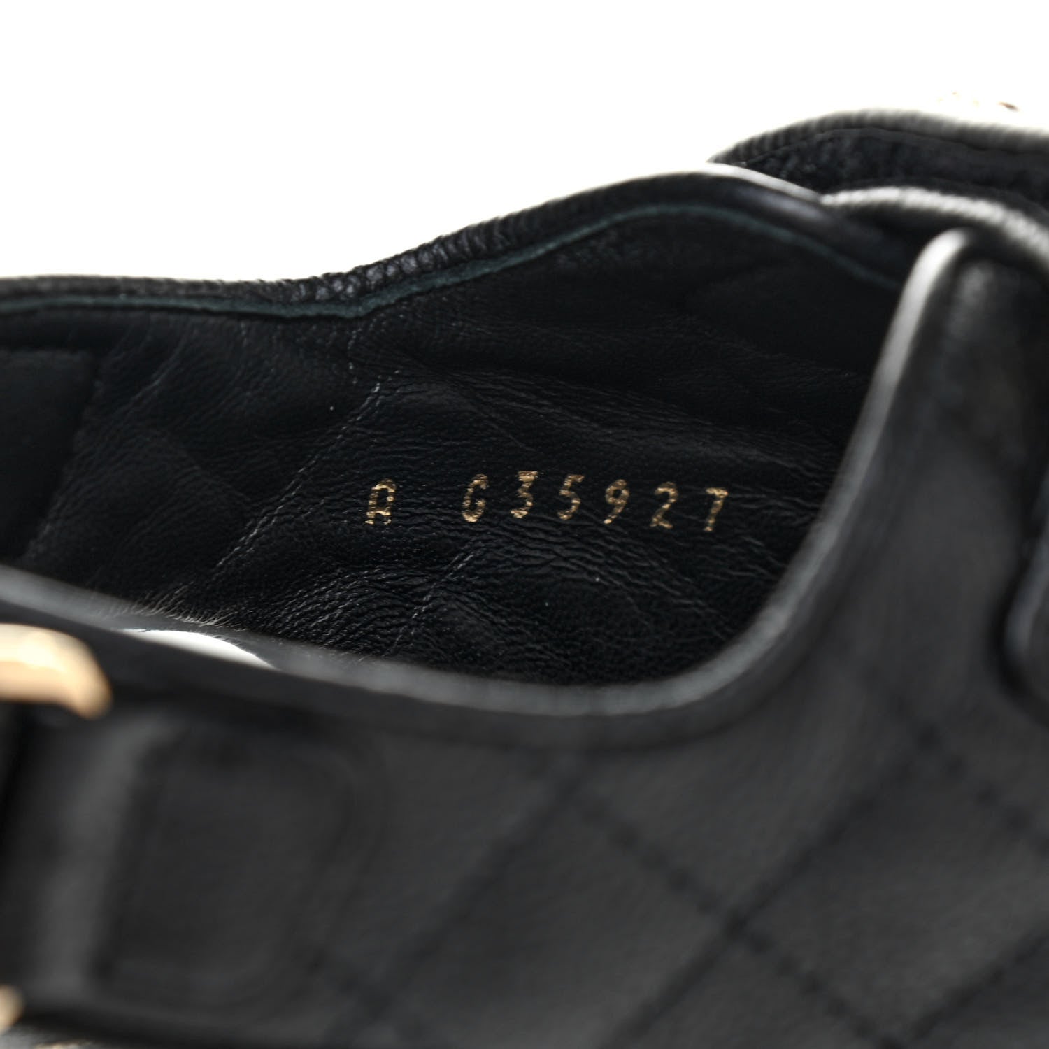 Chanel Lambskin Velcro Dad Sandals 40 Black 8 of 8