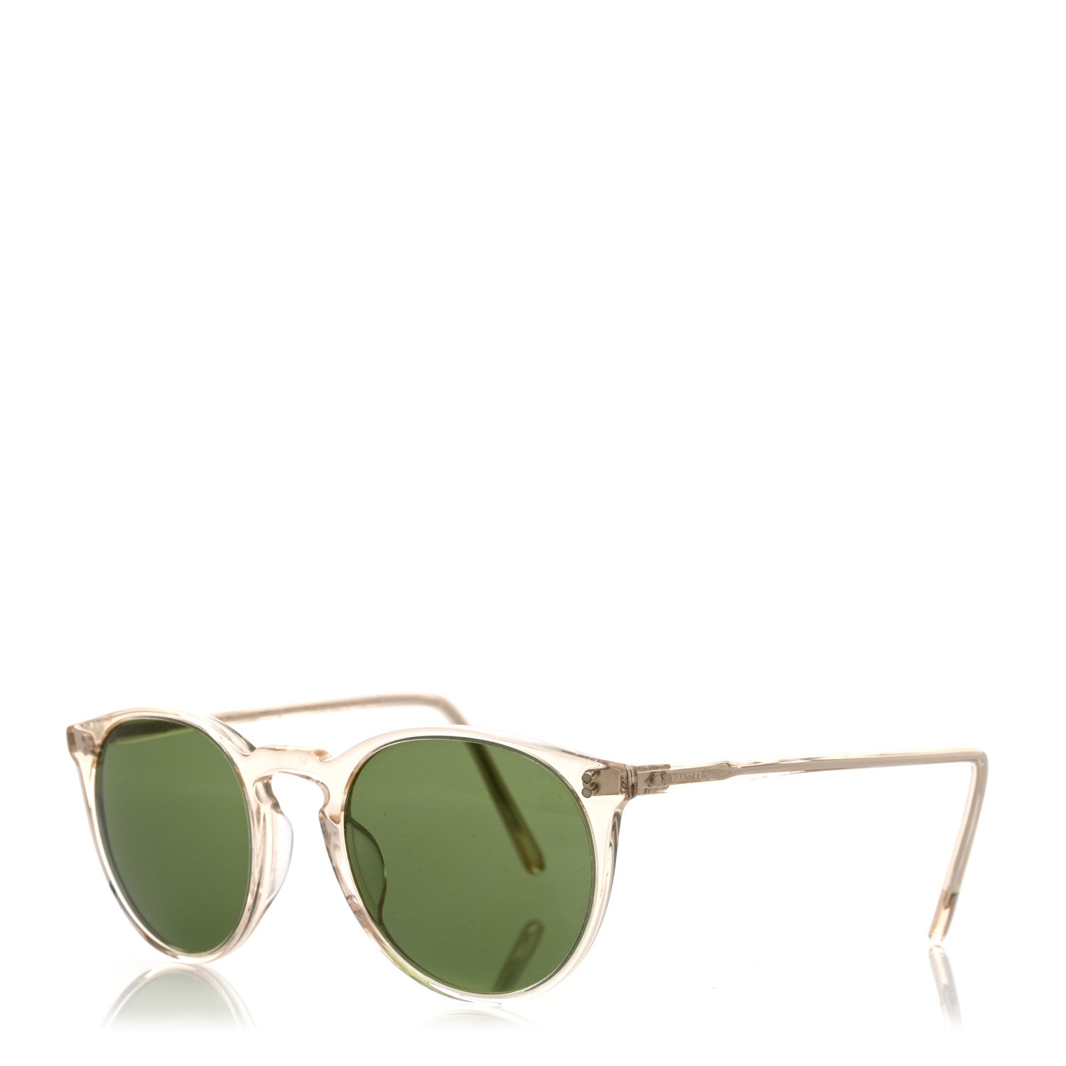 Oliver Peoples Acetate Sunglasses Transparent Green 1 of 7