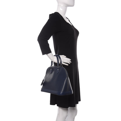 Louis Vuitton Epi Alma PM Indigo 2 of 14