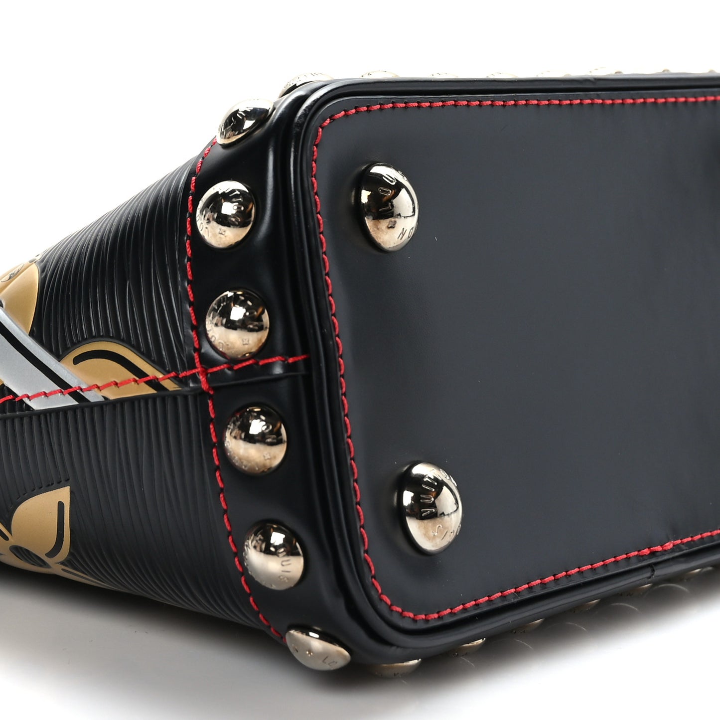 Epi Chain Flower Print Mini Lockit Black