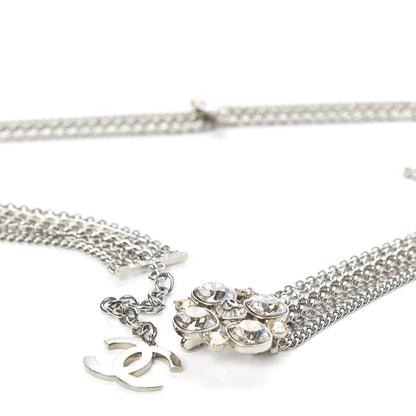 Chanel Crystal CC Multi Strand Chain Belt Silver 3 of 3