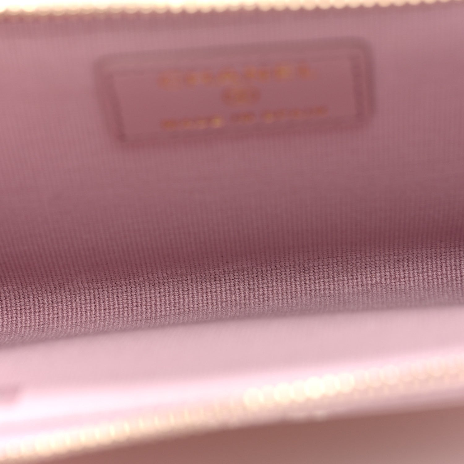 Chanel Lambskin Quilted Pearl Crystal CC Zip Around Card Holder Pink 5 of 7