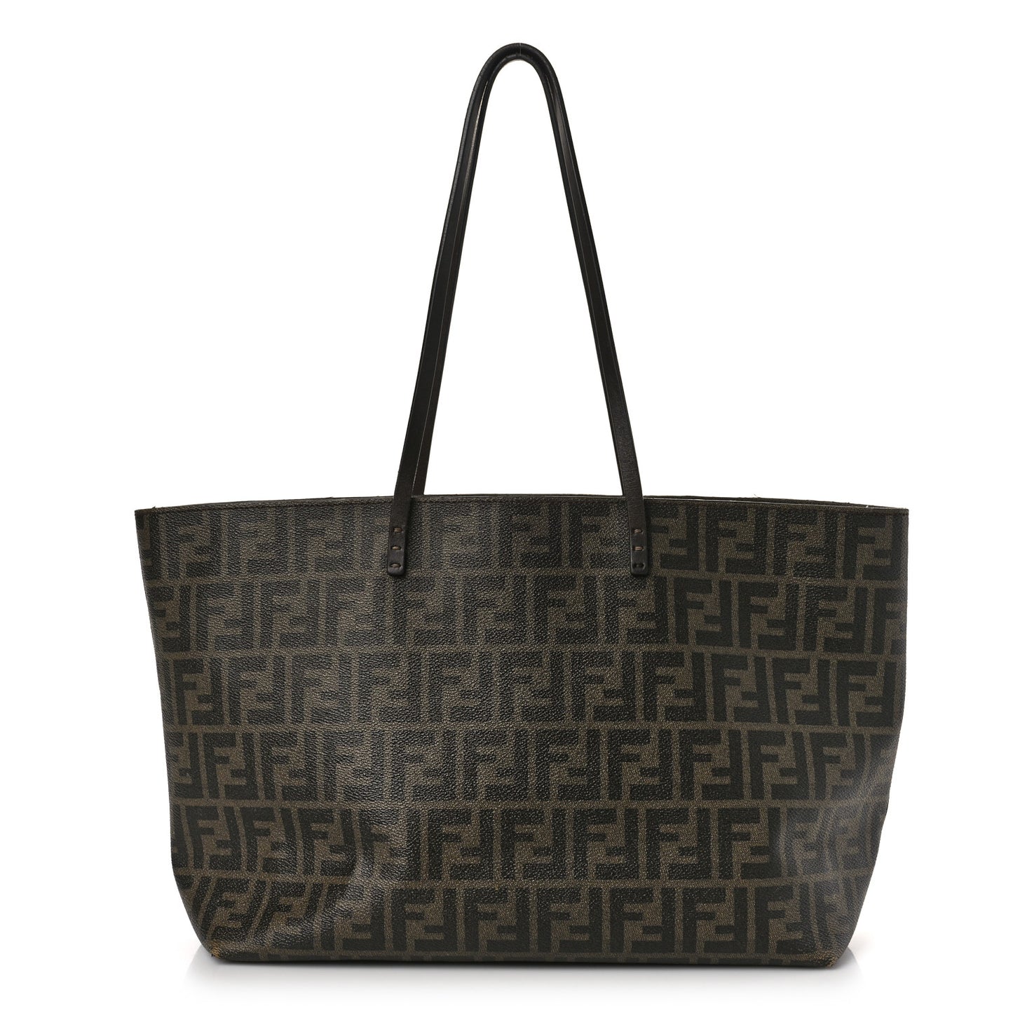 Zucca Spalmati Medium Roll Tote Tobacco Moro
