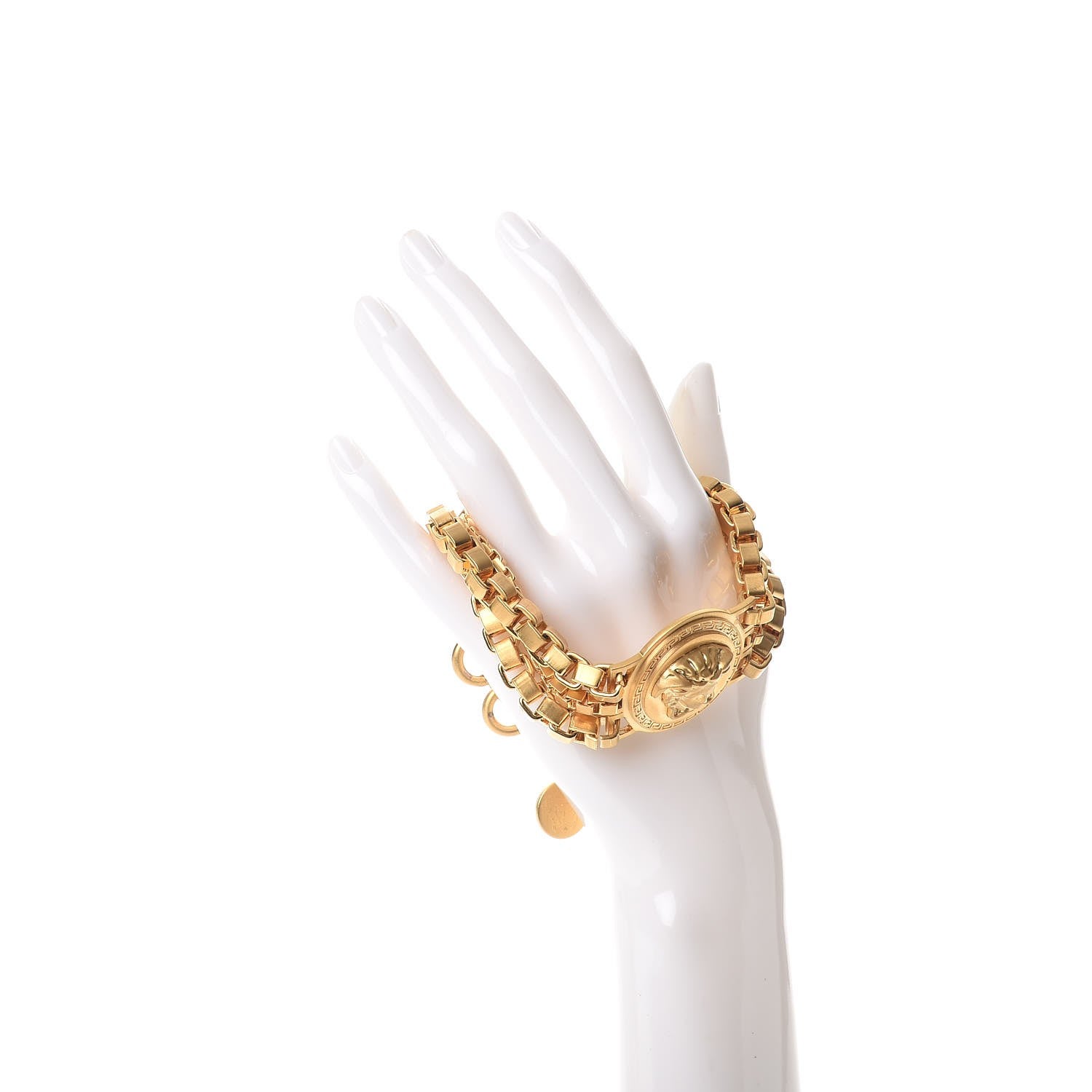 Versace Bijoux Box Chain Medusa Bracelet Gold 2 of 8