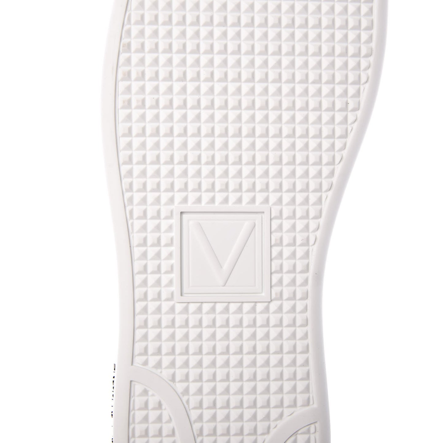 Calfskin Crocodile Embossed Frontrow Sneakers 44 White