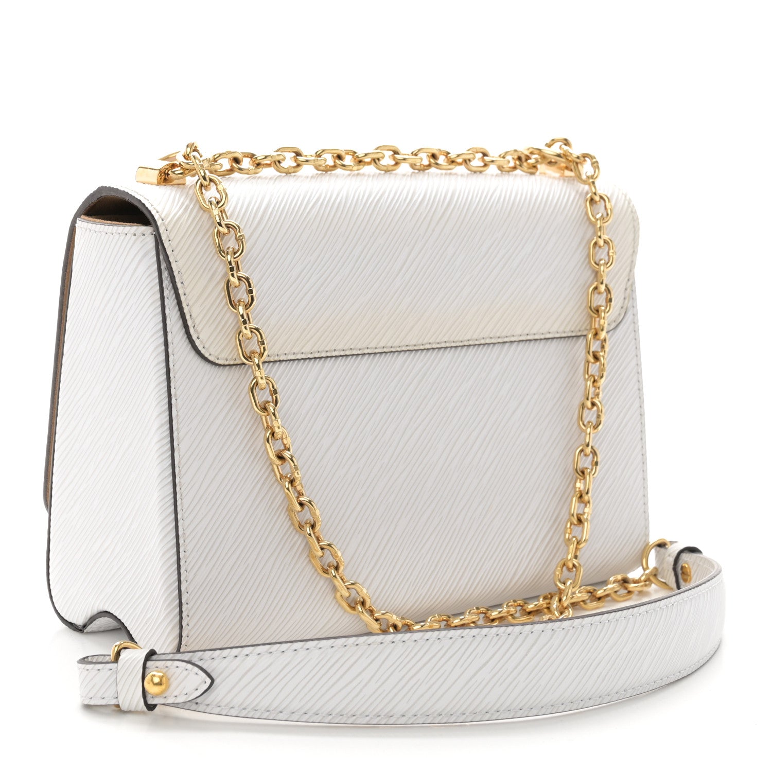 Louis Vuitton Epi Twist Shoulder Bag MM White 4 of 12