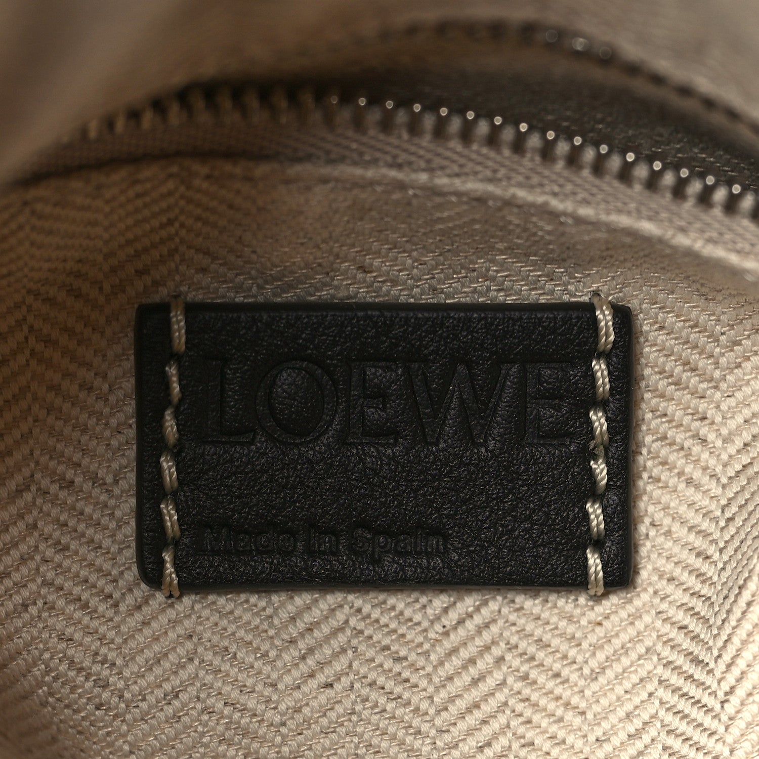 Loewe Calfskin Large Elephant Crossbody Bag Black 6 of 9