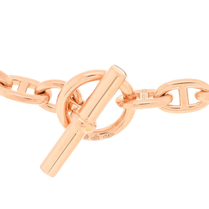 Hermes 18K Rose Gold TPM Chaine D'Ancre Necklace 3 of 5