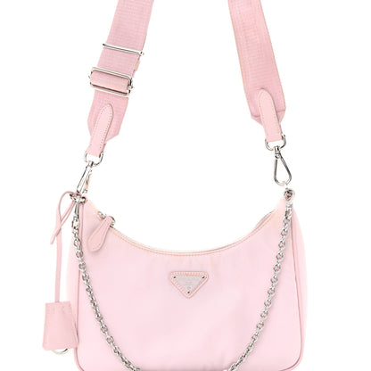 Prada Nylon Re-Edition 2005 Shoulder Bag Alabastro 8 of 15