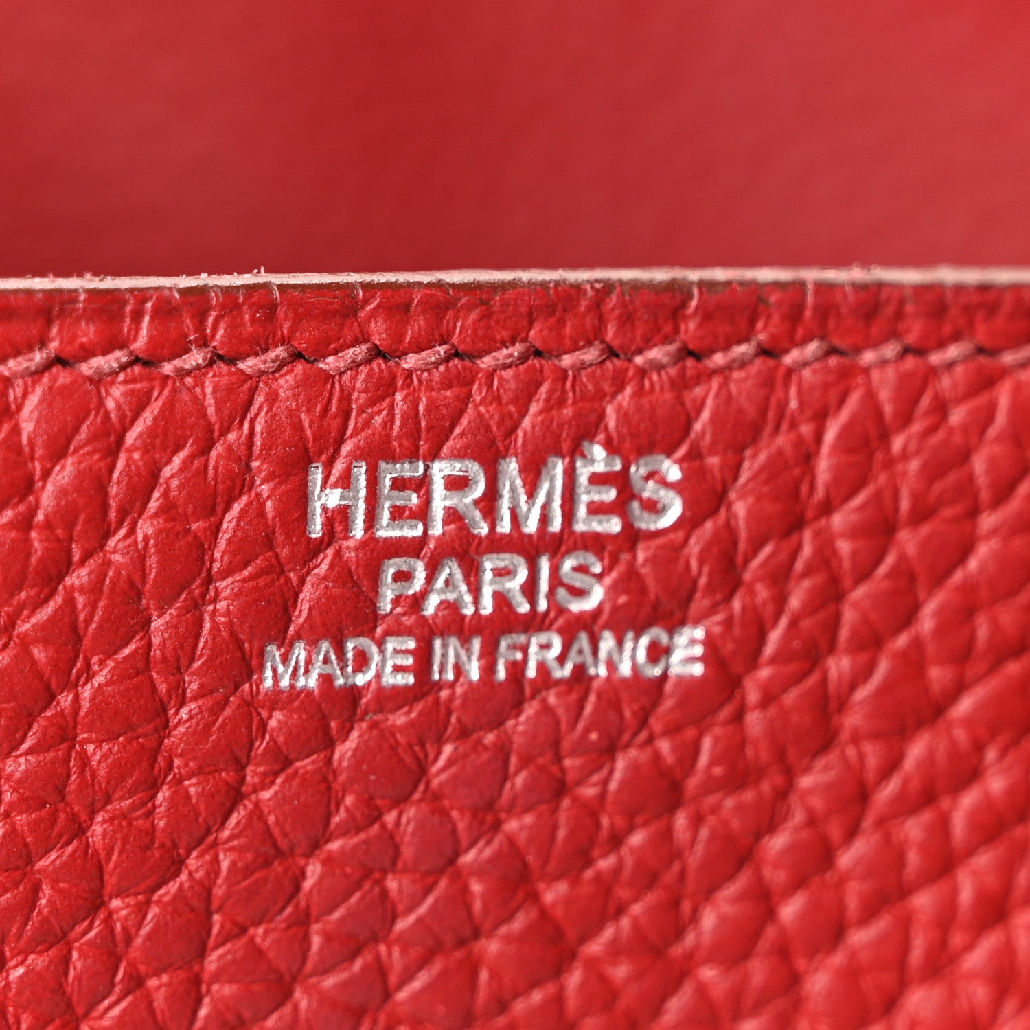 Hermes Taurillon Clemence Lindy 34 Rouge Garance 6 of 10