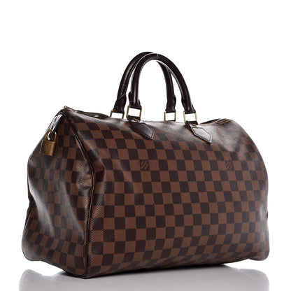 Louis Vuitton Damier Ebene Speedy 35 3 of 8