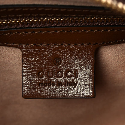 Gucci GG Supreme Monogram Small Horsebit 1955 Shoulder Bag Beige Brown Sugar 6 of 10